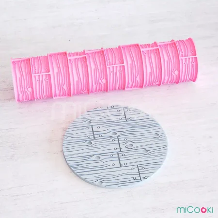 Rodillo Texturizador Entablonado de Madera M1